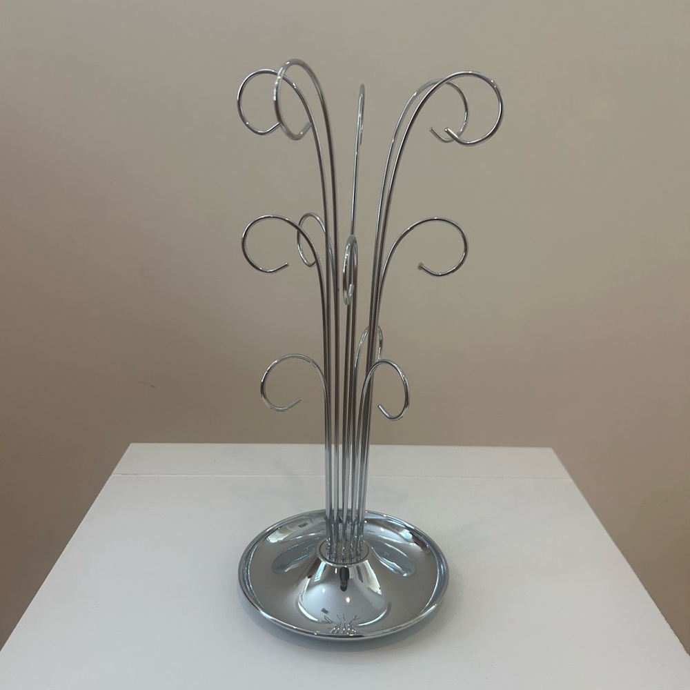 Elegant Silver Jewelry Holder